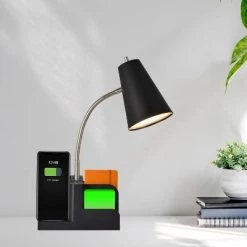 Organizer Task Lamp Black (Includes LED Light Bulb) - Room Essentials™ -Room Essentials Sales Store GUEST 81e38e11 a8c5 45aa 8db2 c45b96a1a632
