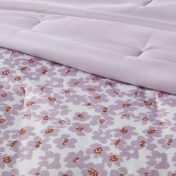 Reversible Microfiber Printed Comforter Ivory/Light Purple Floral - Room Essentials™ -Room Essentials Sales Store GUEST 820e9558 d4a7 44bc b8c3 ec868fe51d60