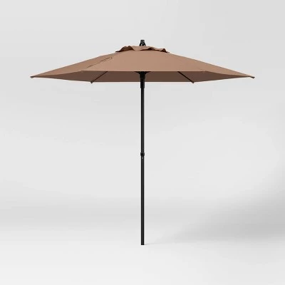 7.5' Round Outdoor Patio Market Umbrella - Room Essentials™ Mint 7 7.5' Round Outdoor Patio Market Umbrella - Room Essentials™ Mint - Image 7