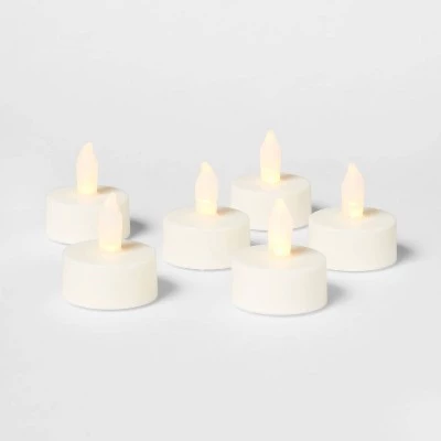 24ct Twist-Flame LED Tealight Candles (Cream) - Room Essentials™ 2 24ct Twist-Flame LED Tealight Candles (Cream) - Room Essentials™ - Image 2