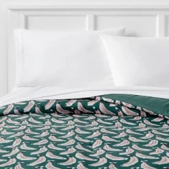 Microfiber Reversible Banana Print Comforter Dark Green - Room Essentials™ -Room Essentials Sales Store GUEST 8bf6ca13 92ab 4036 9cda 1a6ffd996328