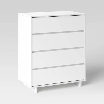 Modern 4 Drawer Dresser - Room Essentials™ Espresso 8 Modern 4 Drawer Dresser - Room Essentials™ Espresso - Image 8