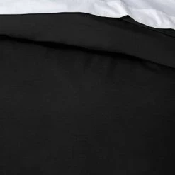 Easy-Care Duvet Cover & Sham Set - Room Essentials™ Black 8 Easy-Care Duvet Cover & Sham Set - Room Essentials™ Black -Room Essentials Sales Store GUEST 969580c8 3ab7 4b7d aebb 3be572b264ee