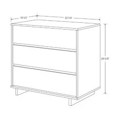 Modern 3 Drawer Dresser - Room Essentials™ Espresso -Room Essentials Sales Store GUEST 9d778196 a9cd 4ede 98f1 9bb8f0b674a1