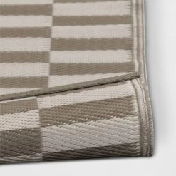 Broken Stripe Ancient Stone Rectangular Loomed Indoor Outdoor Accent Rug Tan - Room Essentials™ -Room Essentials Sales Store GUEST 9e69e00c e59d 48cc 8e53 e8dbec07ee5e