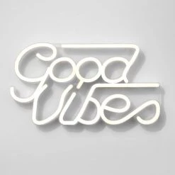 Neon Wall Sign White - Room Essentialsā¢