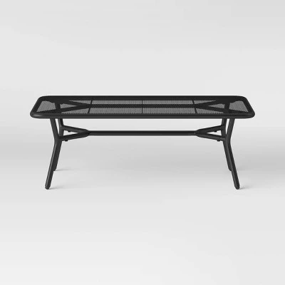 Metal Mesh Patio Coffee Table - Room Essentials™ 1 Metal Mesh Patio Coffee Table - Room Essentials™