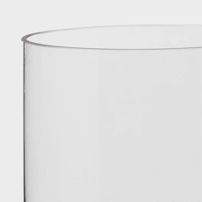 Clear Hurricane 3" x 6" Pillar Candle Holder - Room Essentials™ 2 Clear Hurricane 3" x 6" Pillar Candle Holder - Room Essentials™ - Image 2