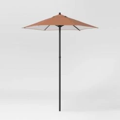 6' Round Outdoor Patio Market Umbrella with Black Pole - Room Essentials™ -Room Essentials Sales Store GUEST a9f72ed9 92eb 4d5a 9adc 693141444350
