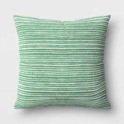 15"x15" Striped Square Outdoor Throw Pillow - Room Essentials™ Green -Room Essentials Sales Store GUEST ab594d7b a535 4e33 b54f d92d8f2c0291