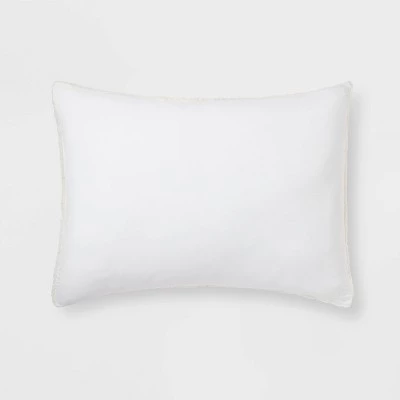 Standard Sherpa Washed Microfiber Comforter Sham - Room Essentials™ Black 5 Standard Sherpa Washed Microfiber Comforter Sham - Room Essentials™ Black - Image 5