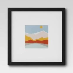 Set of 9 Gallery Frame Set 10" x 10" Matted to 5" x 5" Black - Room Essentials™ -Room Essentials Sales Store GUEST af8bf485 bdf5 4dc9 8ddd 284197740a27