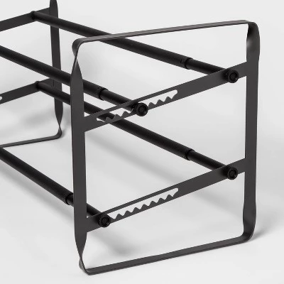 2 Tier Expandable Shoe Rack Gunmetal - Room Essentials™ 2 2 Tier Expandable Shoe Rack Gunmetal - Room Essentials™ - Image 2