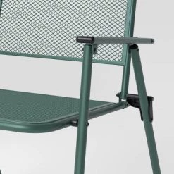Metal Mesh Folding Outdoor Portable Sport Chair - Room Essentials™ Black -Room Essentials Sales Store GUEST bb7f6f62 6323 4c31 aad6 8c4396778bdf