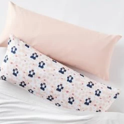 2pk Body Pillow Cover - Room Essentials™ Dark Green Floral/mint Green