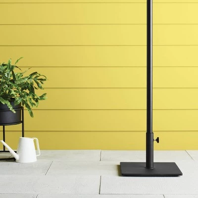 25lb Steel Square Outdoor Patio Market Umbrella Base Black - Room Essentials™ 1 25lb Steel Square Outdoor Patio Market Umbrella Base Black - Room Essentials™