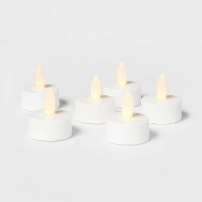24ct Twist-Flame LED Tealight Candles (White) - Room Essentials™ 2 24ct Twist-Flame LED Tealight Candles (White) - Room Essentials™ - Image 2