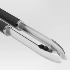 3pc Stainless Steel Grill Tool Set with Handles Light Silver - Room Essentials™