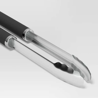 3pc Stainless Steel Grill Tool Set with Handles Light Silver - Room Essentials™ 1 3pc Stainless Steel Grill Tool Set with Handles Light Silver - Room Essentials™