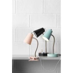 Clip Table Lamp Black (Includes LED Light Bulb) - Room Essentials™