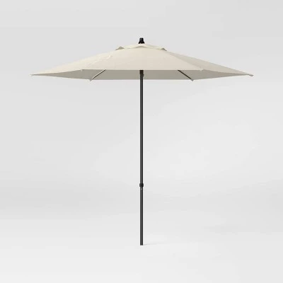 7.5' Round Outdoor Patio Market Umbrella - Room Essentials™ Mint 11 7.5' Round Outdoor Patio Market Umbrella - Room Essentials™ Mint - Image 11