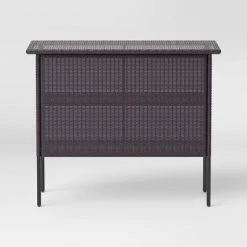 3pc Wicker Store & Serve Bar Set - Dark Brown - Room Essentials™ -Room Essentials Sales Store GUEST dd0fe782 5dad 4a3f 9ffb 83e0d2ed5703