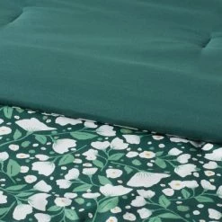 Floral Printed Microfiber Reversible Comforter & Sheets Set Dark Green - Room Essentials™ -Room Essentials Sales Store GUEST df79204e d53f 4796 9fc1 6fecf011d658