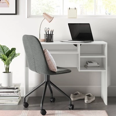Student Writing Desk with Storage - Room Essentials™ White 1 Student Writing Desk with Storage - Room Essentials™ White