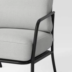 2pc Metal Mesh Outdoor Patio Chairs with Double Cushions, Club Chairs Black - Room Essentials™ -Room Essentials Sales Store GUEST e78b6241 638a 4296 8ce1 db41e8e3dfb1