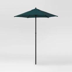 6' Round Outdoor Patio Market Umbrella with Black Pole - Room Essentials™ -Room Essentials Sales Store GUEST e9204e2b 99a7 477f 98d3 58f5539a9218