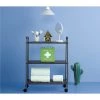 3 Shelf Wide Utility Storage Cart Gray - Room Essentials™