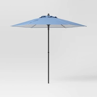 7.5' Round Outdoor Patio Market Umbrella - Room Essentials™ Mint 10 7.5' Round Outdoor Patio Market Umbrella - Room Essentials™ Mint - Image 10