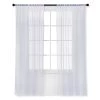 1pc Sheer Crinkle Window Curtain Panel White - Room Essentials™ -Room Essentials Sales Store GUEST f11e80ef 19ae 4969 a60d ea12b6ae9195