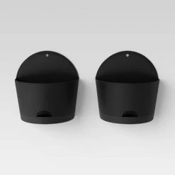 2pc Self-Watering Wall Half-Circle Indoor Outdoor Planter Pots 8"x4.75" - Room Essentials™ White -Room Essentials Sales Store GUEST f11f3da4 13d5 4d46 96e3 8ea73936d90a