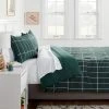 Grid Print Microfiber Reversible Comforter & Sheet Set Dark Green - Room Essentials™ -Room Essentials Sales Store GUEST f2916d48 beca 4579 83de 73f308bcc6b6