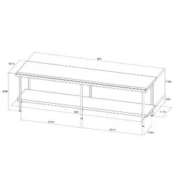 Wood and Metal TV Stand for TVs up to 60" - Room Essentials™ Black -Room Essentials Sales Store GUEST f2ab031b ee97 4ed0 a48d 1bc0bae2773f