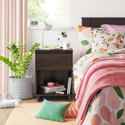 Modern Nightstand - Room Essentials™ Espresso 1 Modern Nightstand - Room Essentials™ Espresso