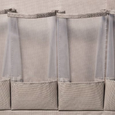 15 Pocket Over the Door Hanging Shoe Organizer Gray - Room Essentials™ 2 15 Pocket Over the Door Hanging Shoe Organizer Gray - Room Essentials™ - Image 2