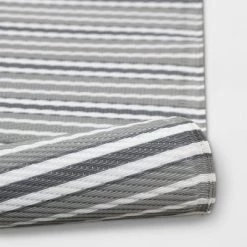 Striped Indoor/Outdoor Rug - Room Essentials™ Gray 5 Striped Indoor/Outdoor Rug - Room Essentials™ Gray -Room Essentials Sales Store GUEST f61c78e9 9c3e 47a4 acf6 68b9ee85ccf8