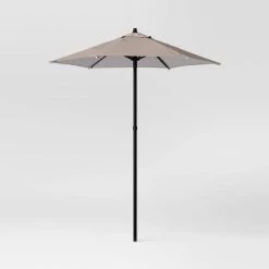 6' Round Outdoor Patio Market Umbrella with Black Pole - Room Essentials™ -Room Essentials Sales Store GUEST f96d8959 f4b0 4de5 8f6c 596eaa8aa81c