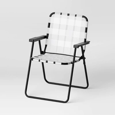 Web Strap Patio Chair - Room Essentials™ White 8 Web Strap Patio Chair - Room Essentials™ White - Image 8